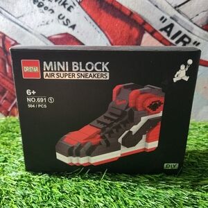 Dr Star Mini Block Air Jordan 1 Super Sneakers Buildin Block Lego Like Set